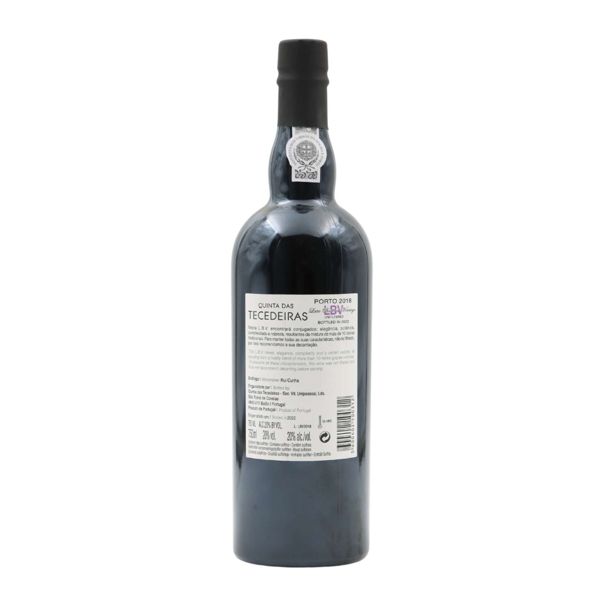 Quinta das Tecedeiras LBV Vinho do Porto