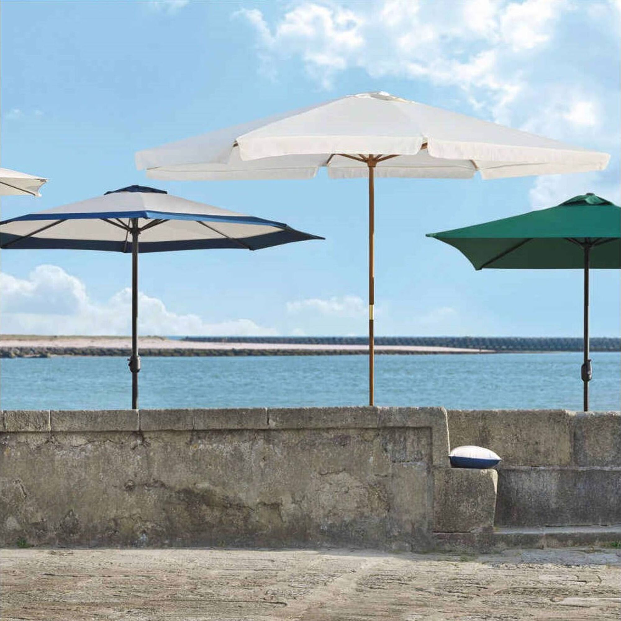 Guarda-Sol de Madeira 2x3m Cru Kasa