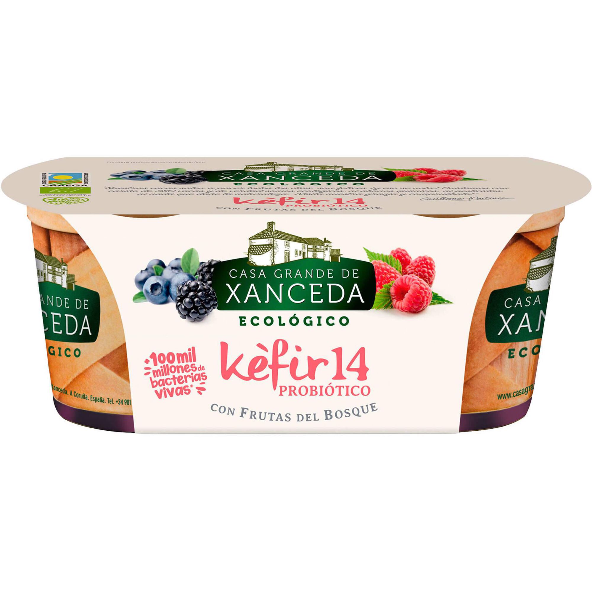 Iogurte Kefir 14 Cremoso Frutos do Bosque