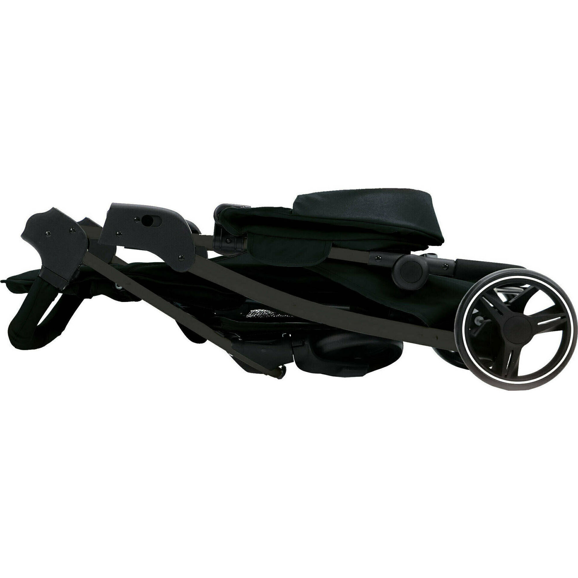 Carrinho de Passeio Preto Am&eacute;rica 3 Asalvo