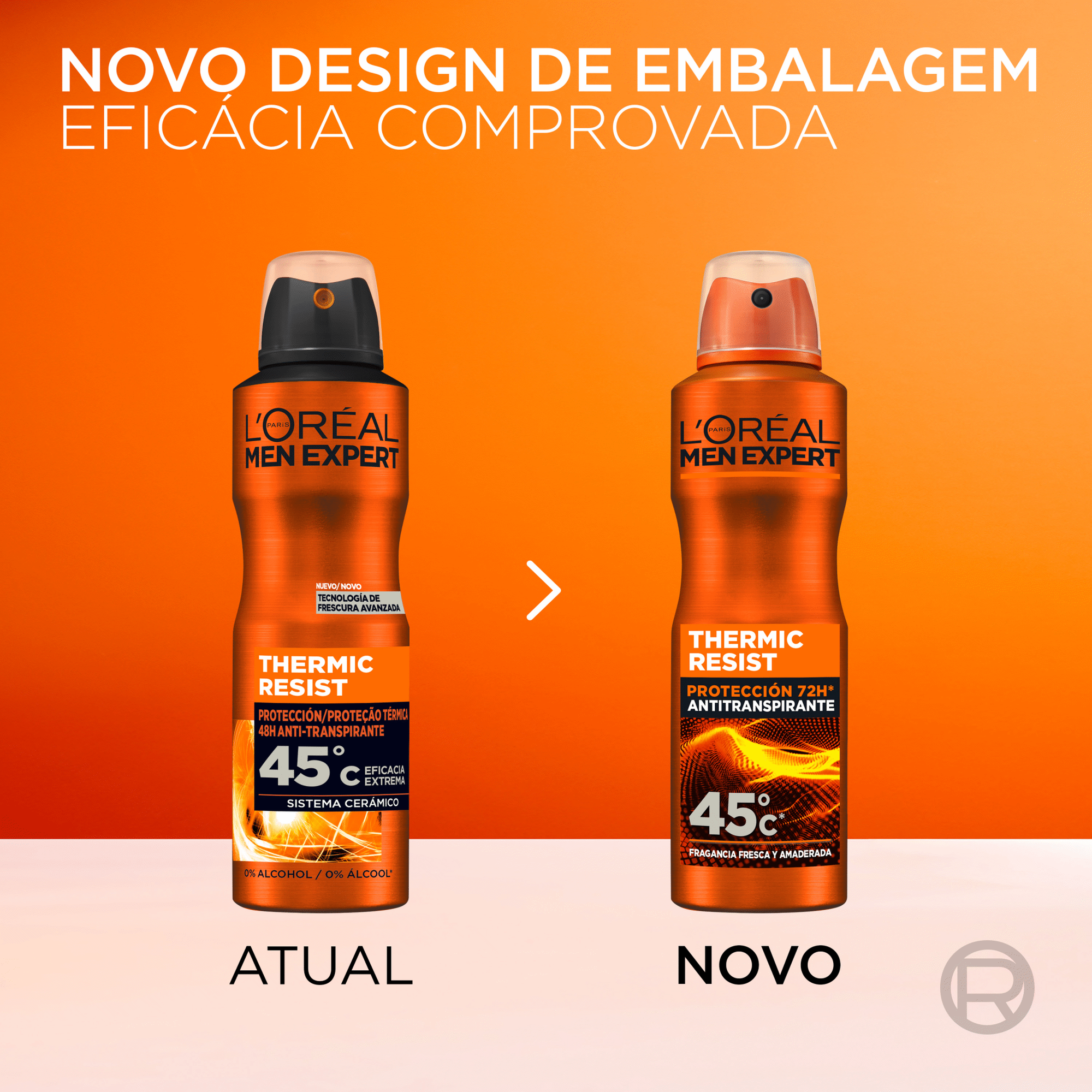 Desodorizante Spray Thermic Resist L'Or&eacute;al Paris Men Expert
