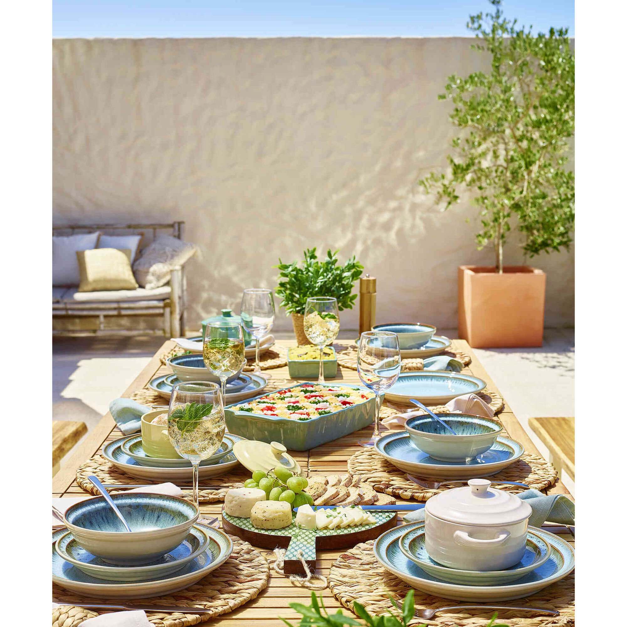 Conjunto 2 Guardanapos 40x40cm Verde