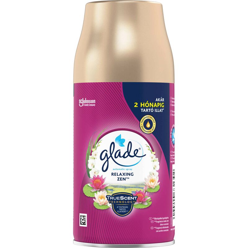 Ambientador Recarga Portátil Touch&amp;Fresh Relax Zen Glade