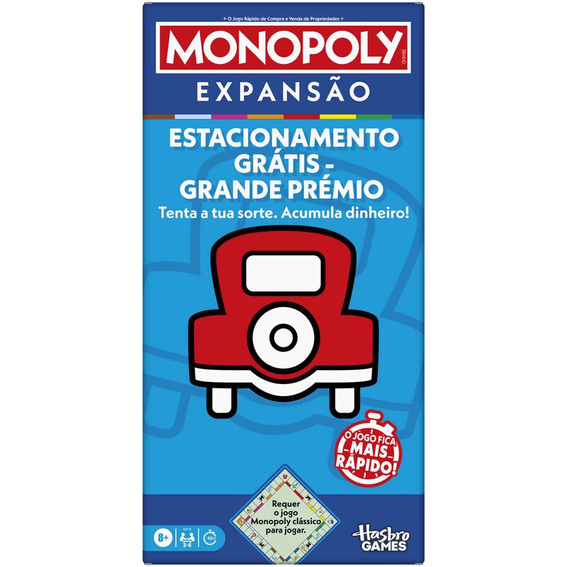 Monopoly - Jogo de Tabuleiro Free Parking Jackpot