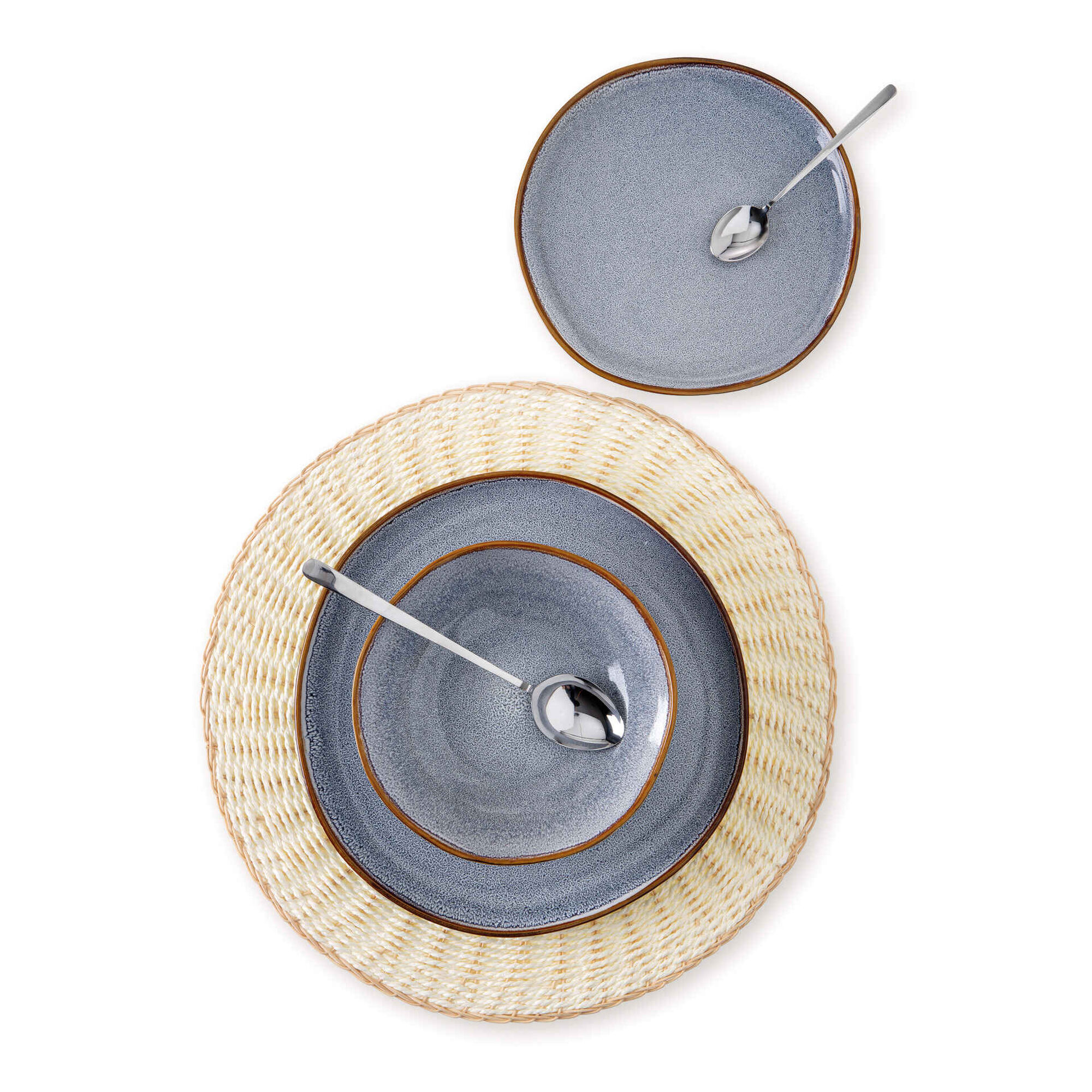 Prato Raso 26,5cm Cinza Belmonte