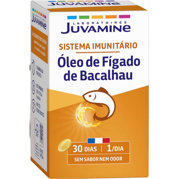Suplemento Óleo de Fígado de Bacalhau Juvamine