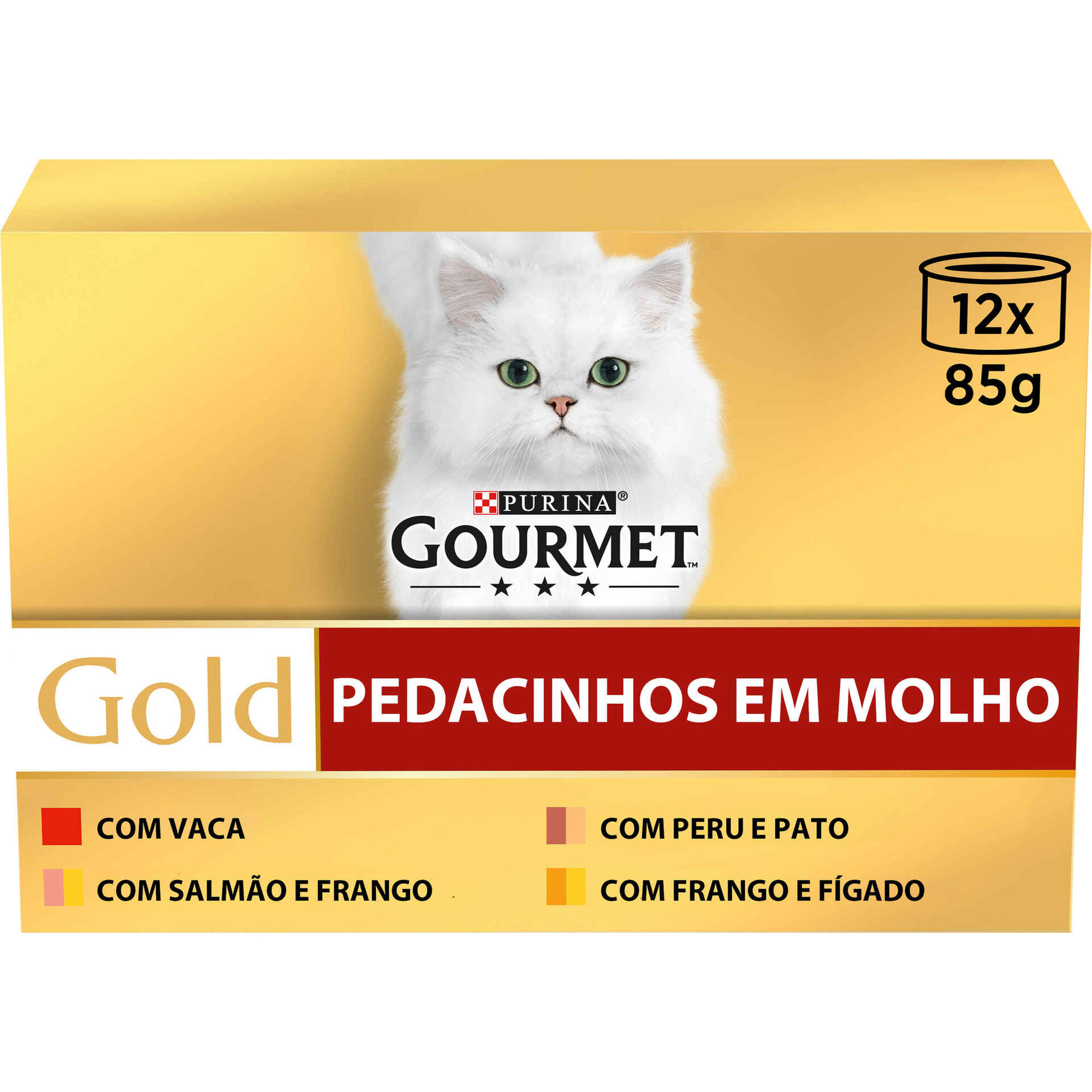 Comida Húmida para Gato Pedacinhos em Molho Seleção Sabores