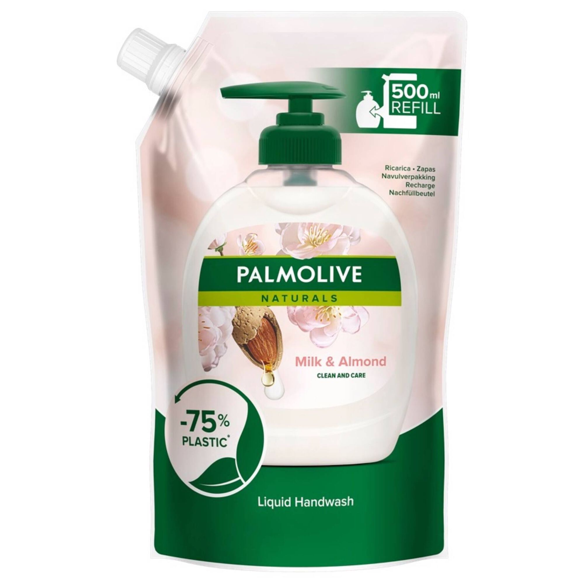 Sabonete Líquido Recarga Naturals Leite e Amêndoa Sabonete Líquido Recarga Naturals Leite e Amêndoa