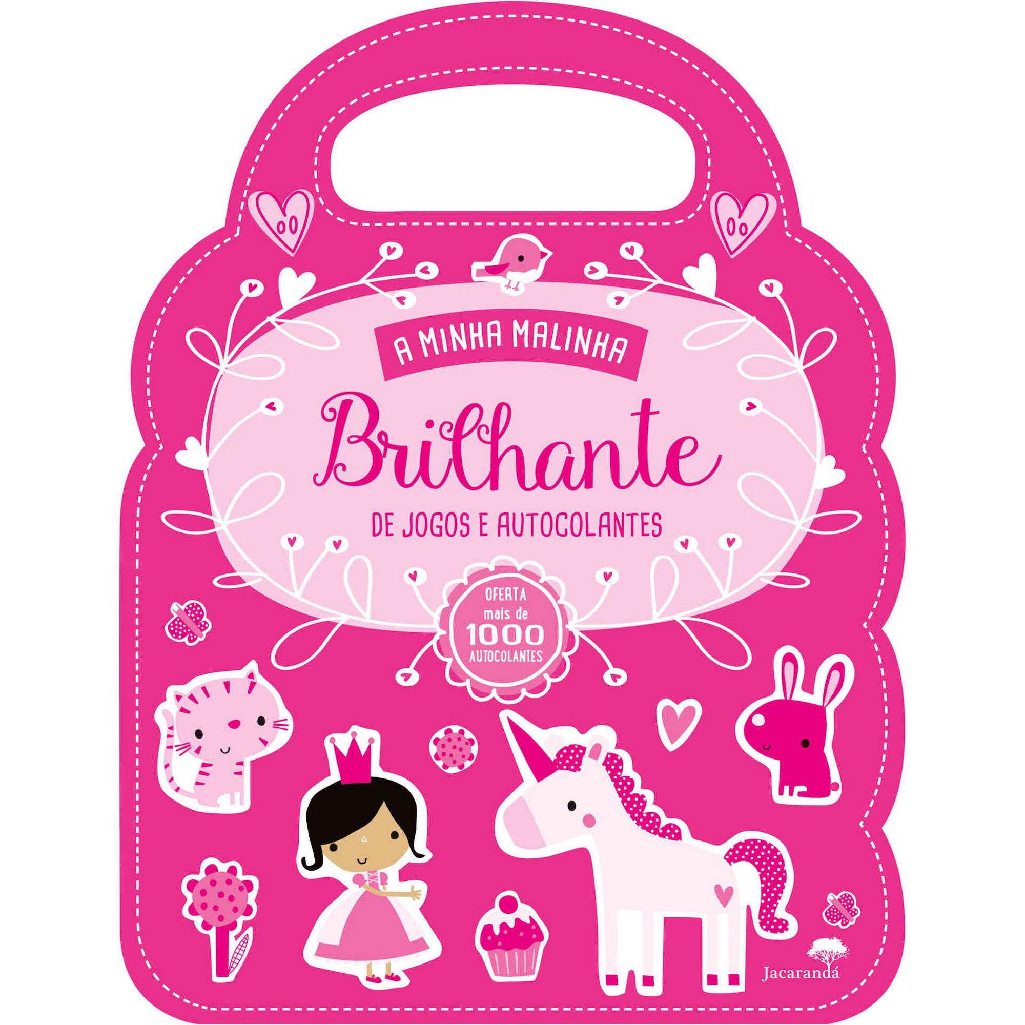 A Minha Malinha Brilhante de Jogos e Autocolantes A Minha Malinha Brilhante de Jogos e Autocolantes