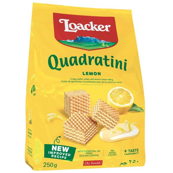 Bolachas Wafers Limão Loacker