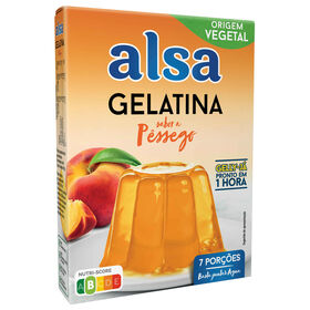 Gelatina em P&oacute; de P&ecirc;ssego Gelly-J&aacute;