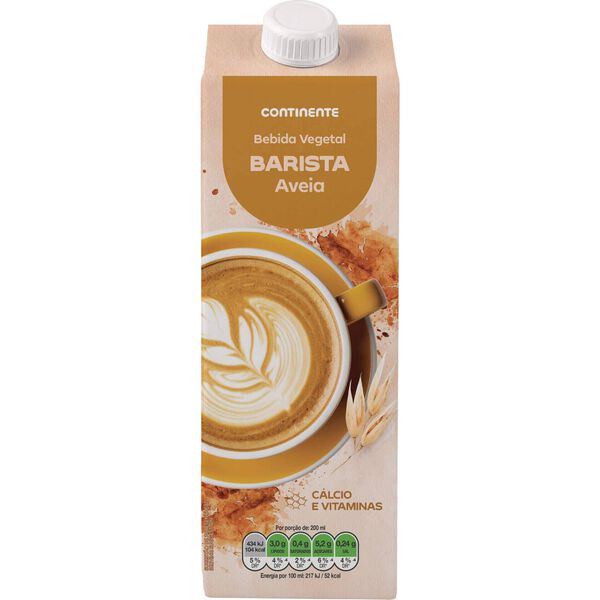 Bebida Vegetal Barista Aveia Continente