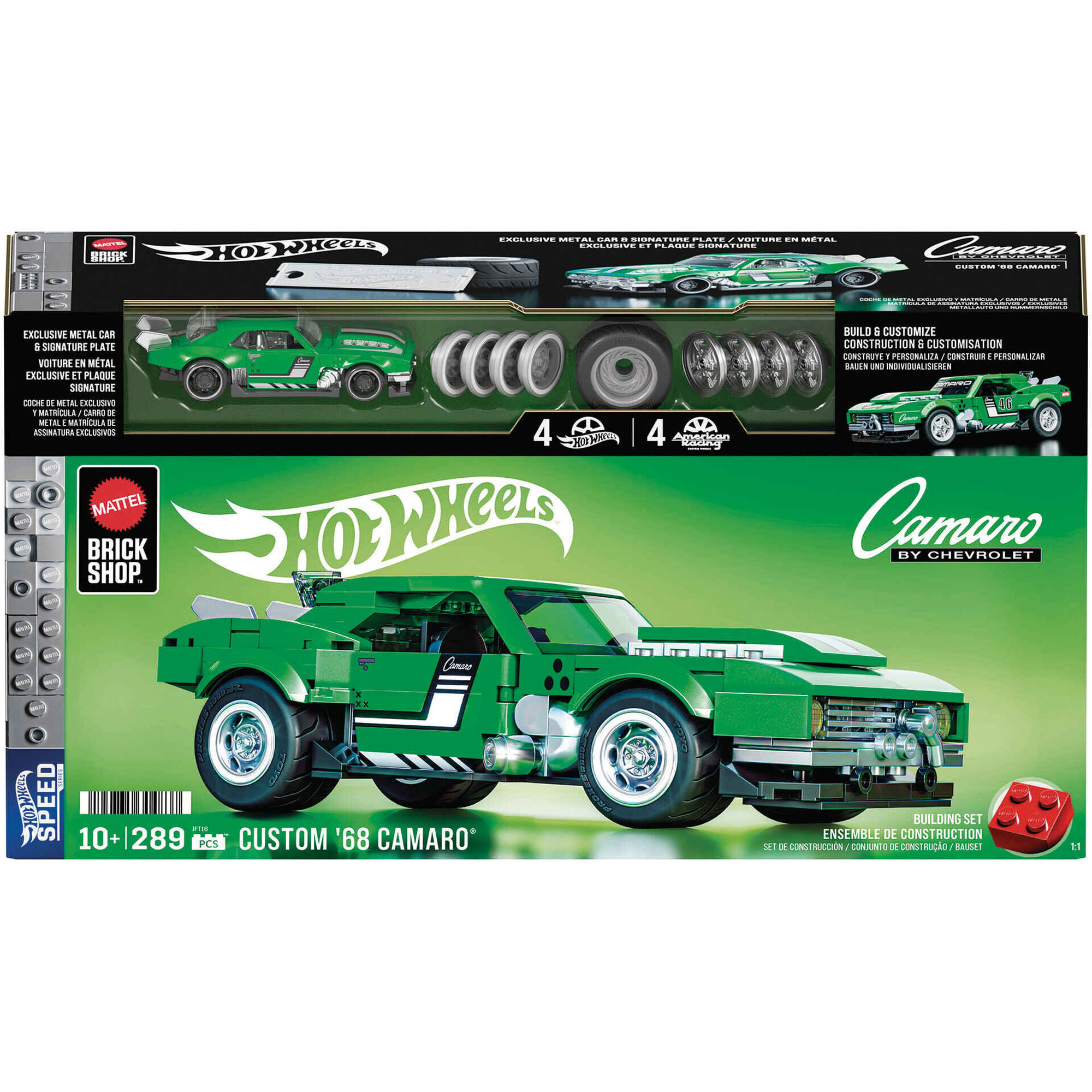 Hot Wheels - Kit de Constru&ccedil;&atilde;o '68 Camaro 289 Pe&ccedil;as