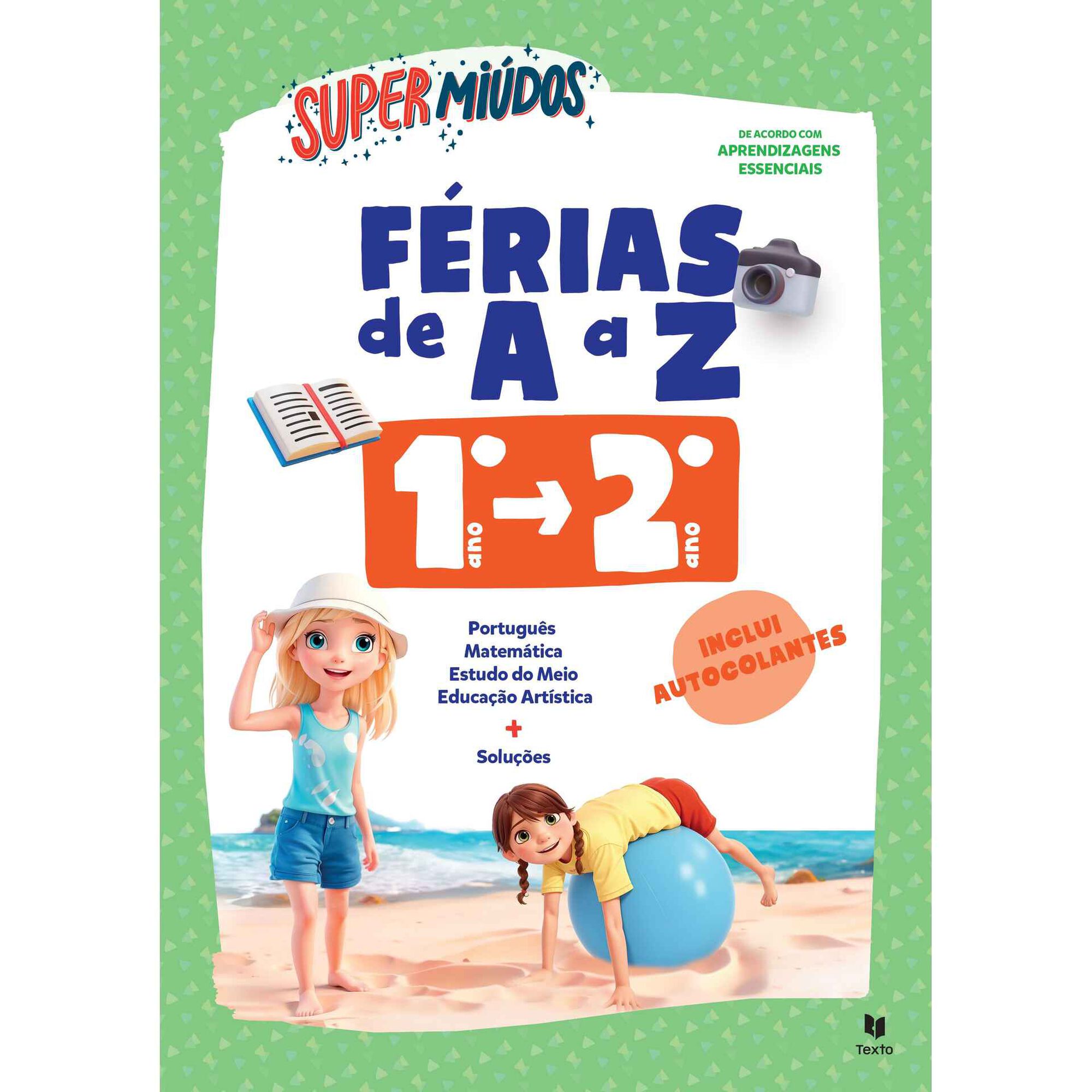 Supermiúdos - Férias de A a Z - 1.º Ano - 2.º Ano