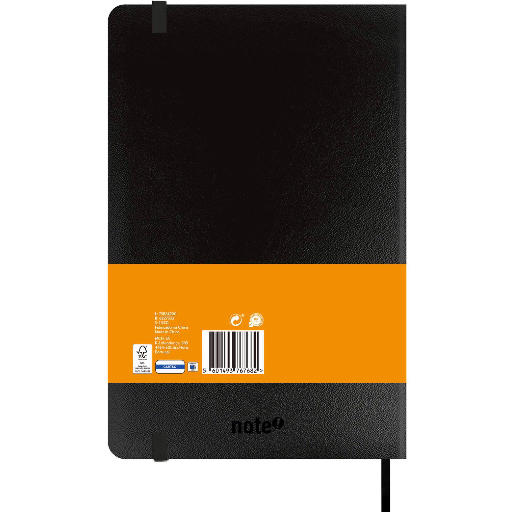 Caderno Agrafado B5 com Elástico Liso