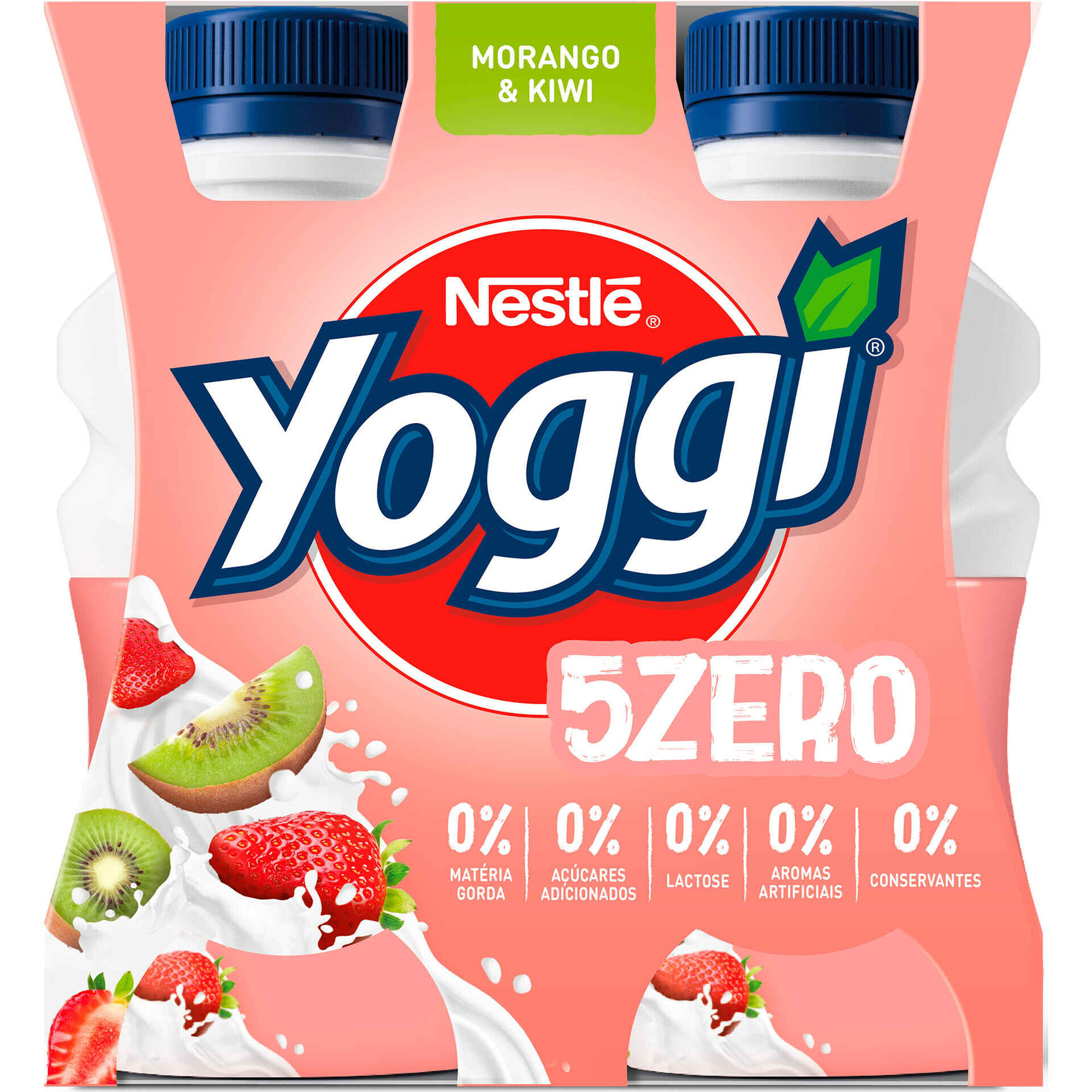 Iogurte Líquido Magro Morango e Kiwi sem Lactose Iogurte Líquido Magro Morango e Kiwi sem Lactose