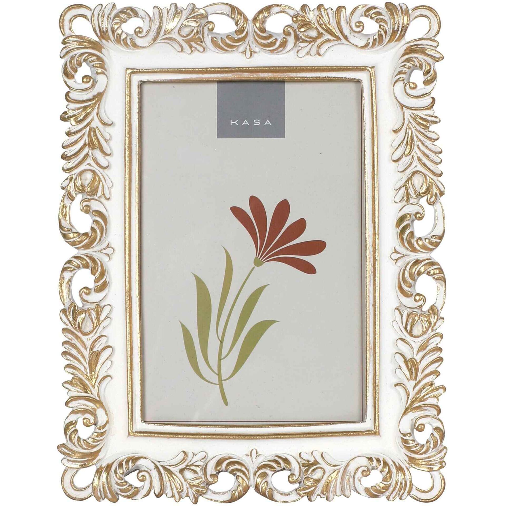 Moldura 10x15cm Folhas Vintage