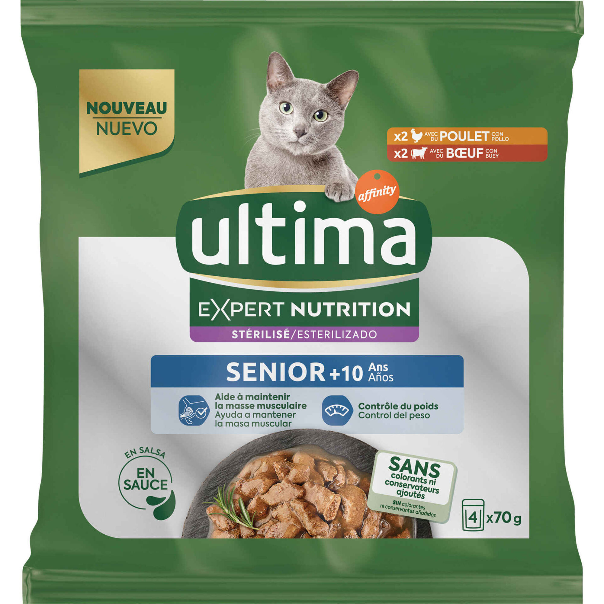 Comida Húmida para Gato Sénior Esterilizado