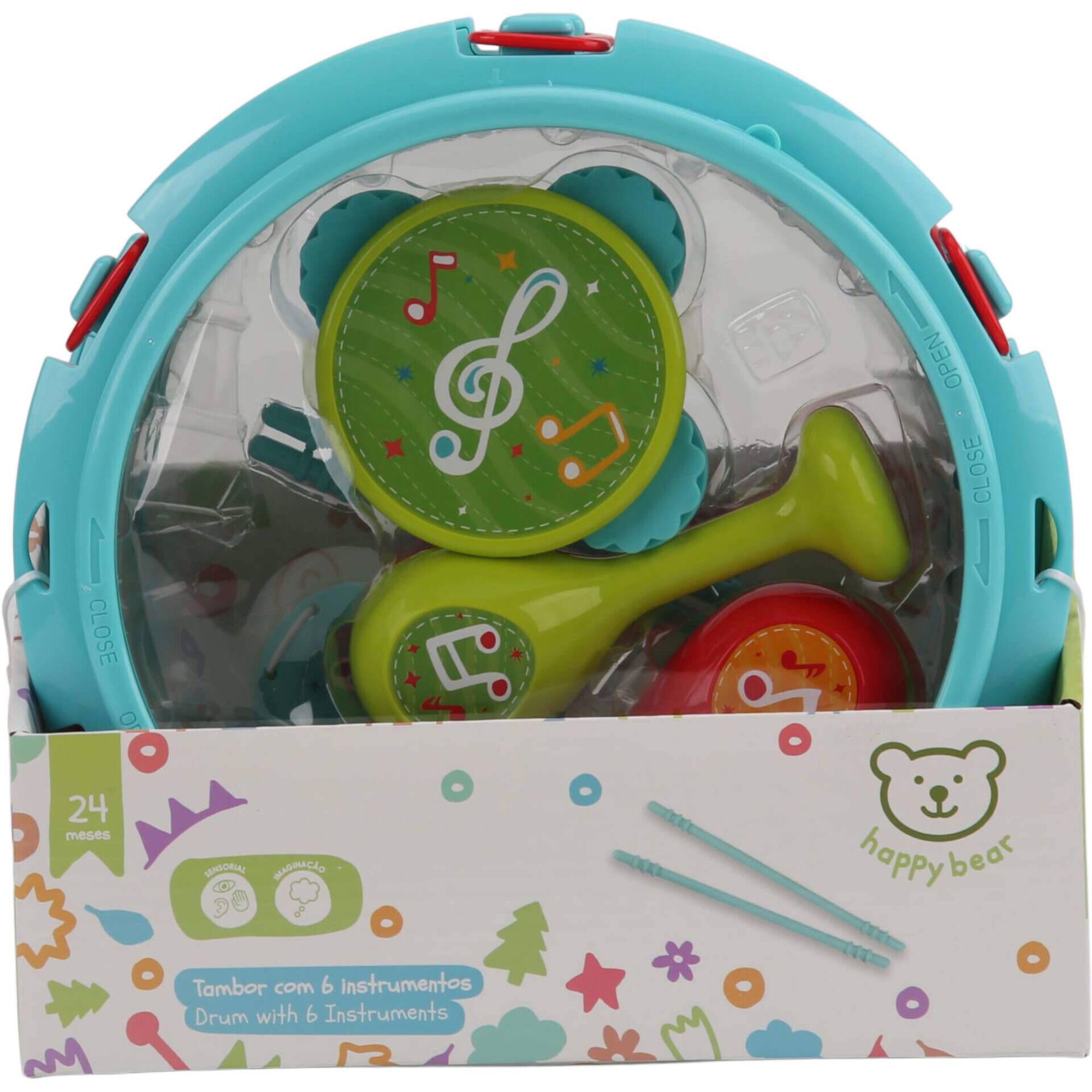 Zoko Happy Bear - Tambor e Instrumentos