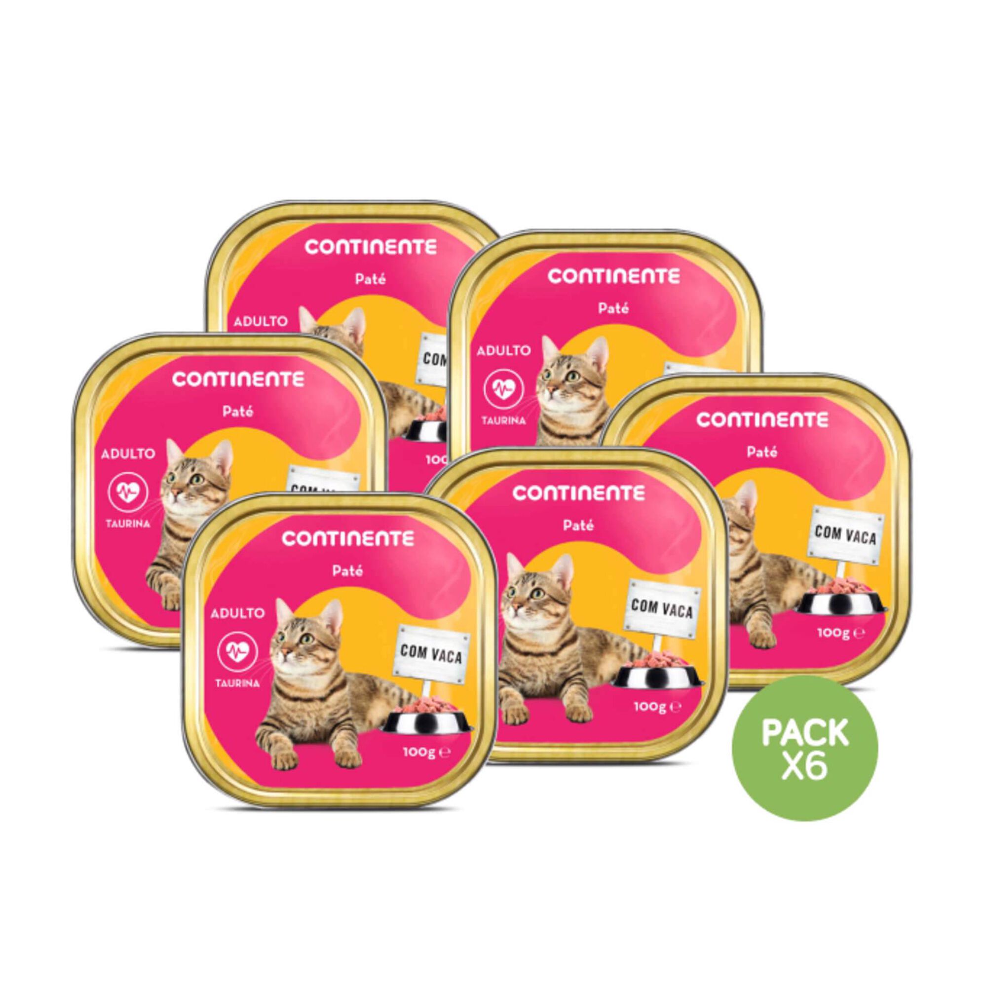 Comida Húmida para Gato Adulto Patê Vaca Terrina