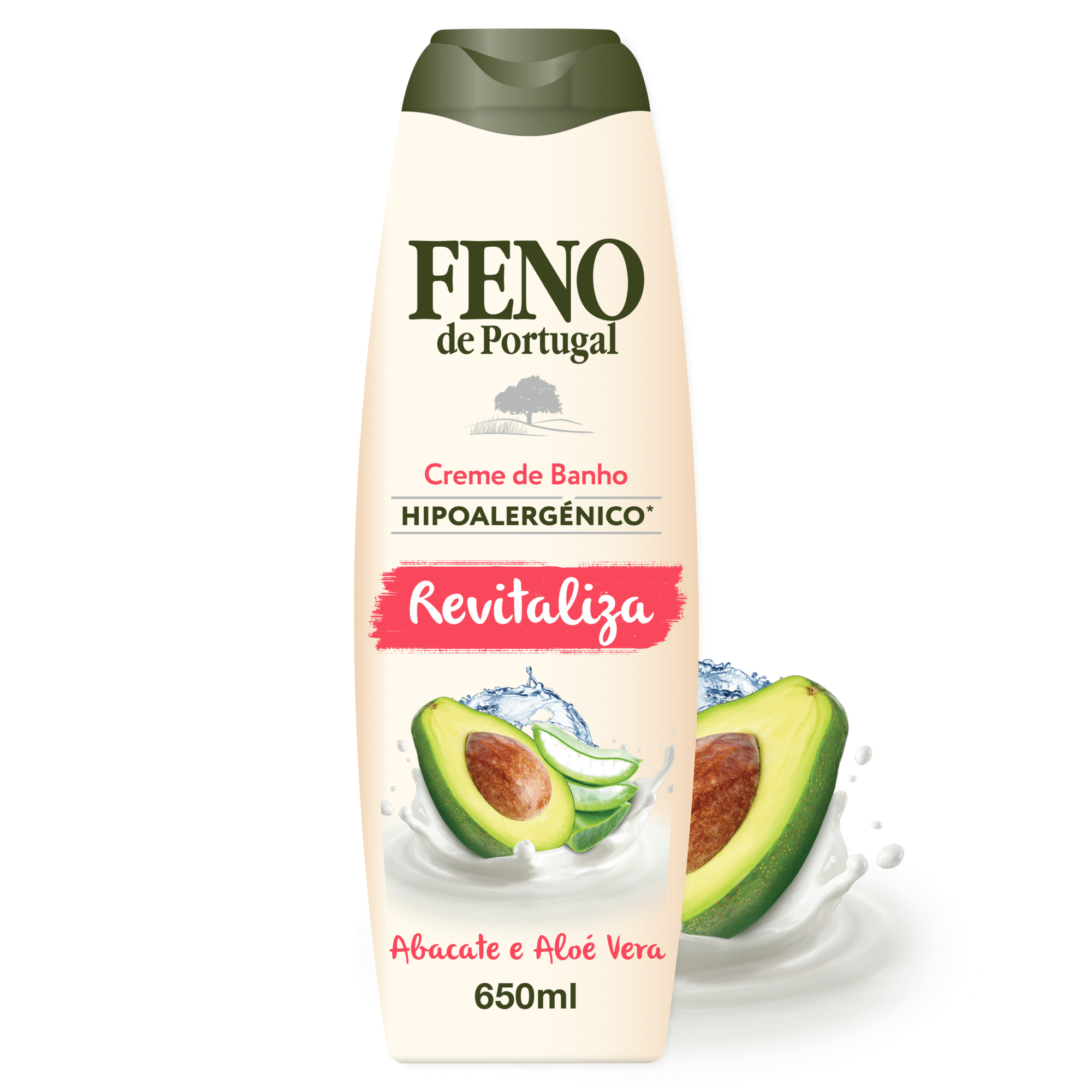 Creme de Banho Hipoalergénico Revitaliza Aloe Vera e Abacate