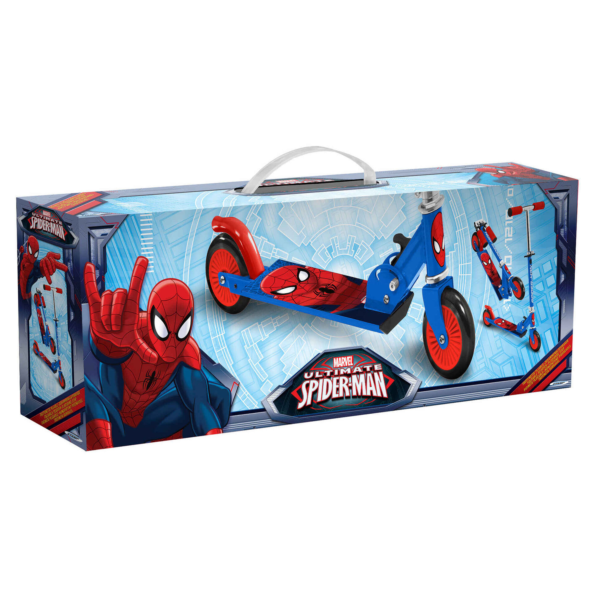 Trotinete Dobrável 2 Rodas Spiderman