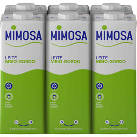 Leite UHT Meio Gordo Bem Essencial Mimosa
