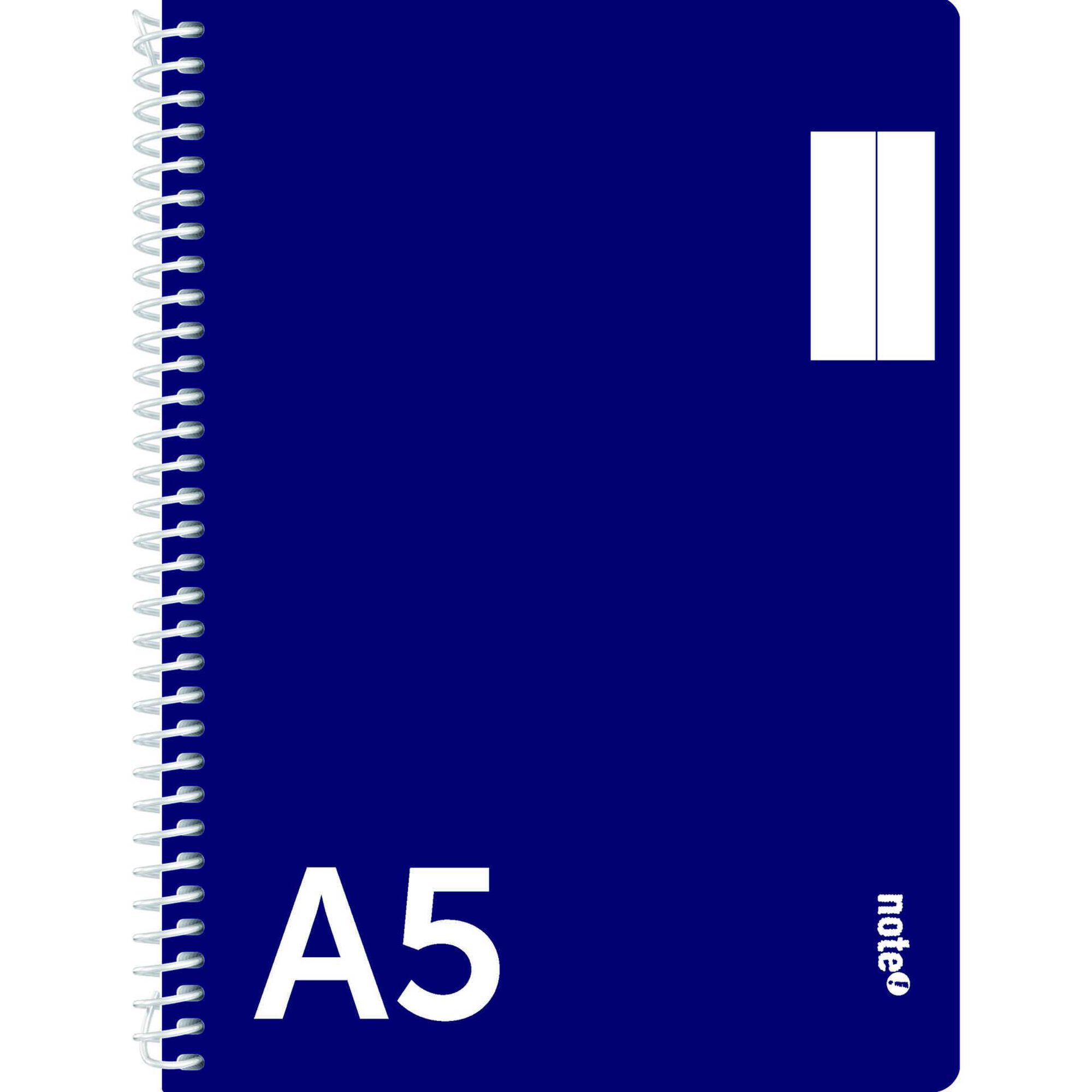 Caderno Espiral Liso A5 Azul Note!