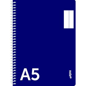 Caderno Espiral Liso A5 Azul Note!