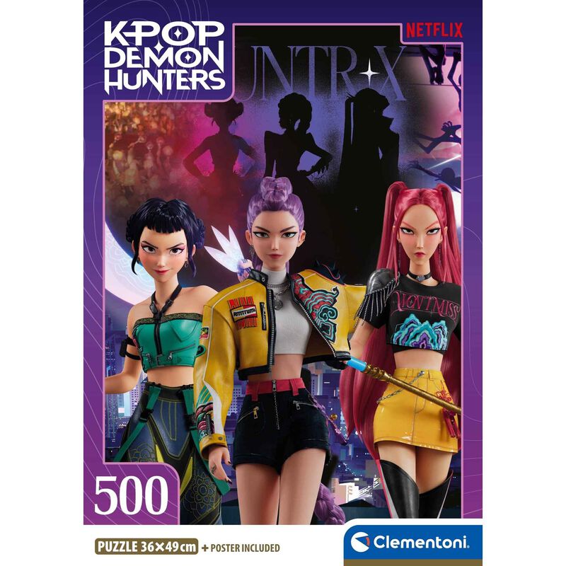 Clementoni - Puzzle K-Pop Demon Hunters 500 Peças
