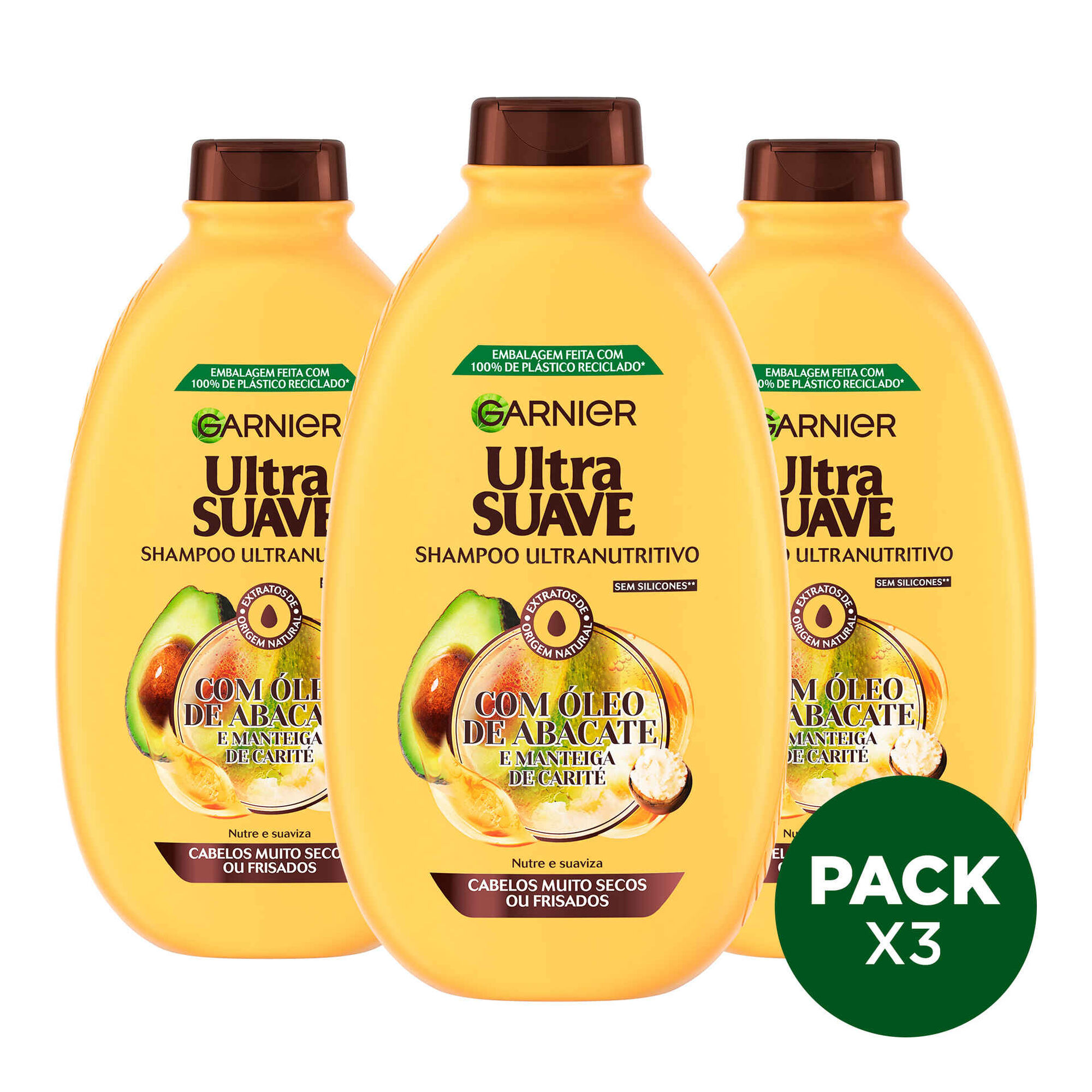 Champô Ultra Suave Abacate e Carité