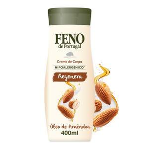 Creme Corpo Hipoalergénico Amêndoa Feno