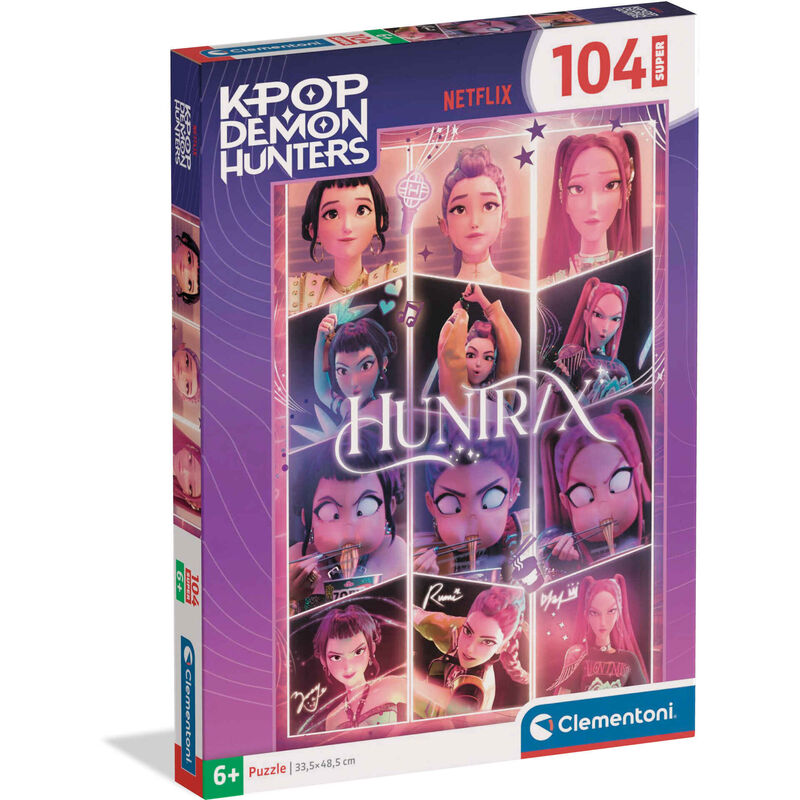 Clementoni - Puzzle Super K-Pop Demon Hunters 104 Peças