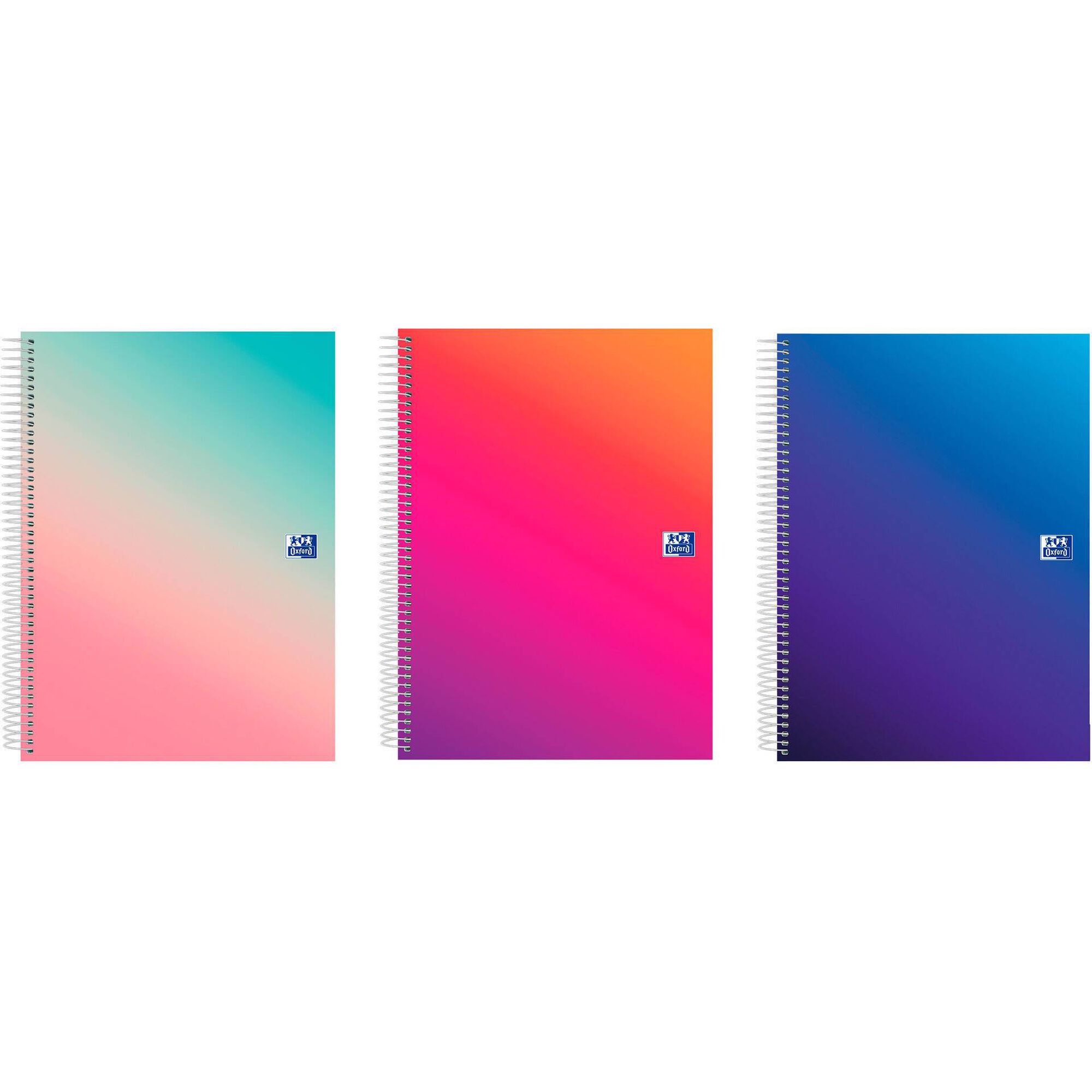 Caderno Espiral A4 Pautado Gradient (várias cores)