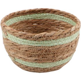 Cesto Redondo 18,5cm Risca Verde
