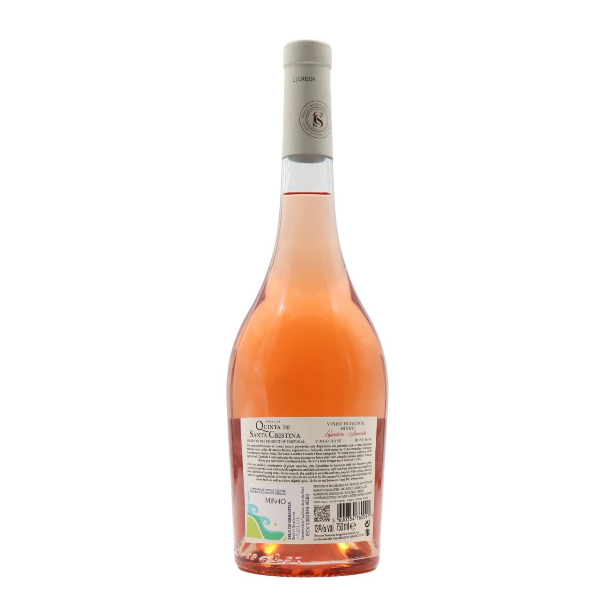 Quinta De Santa Cristina Espadeiro Alvarinho Vinho Verde Ros&eacute;