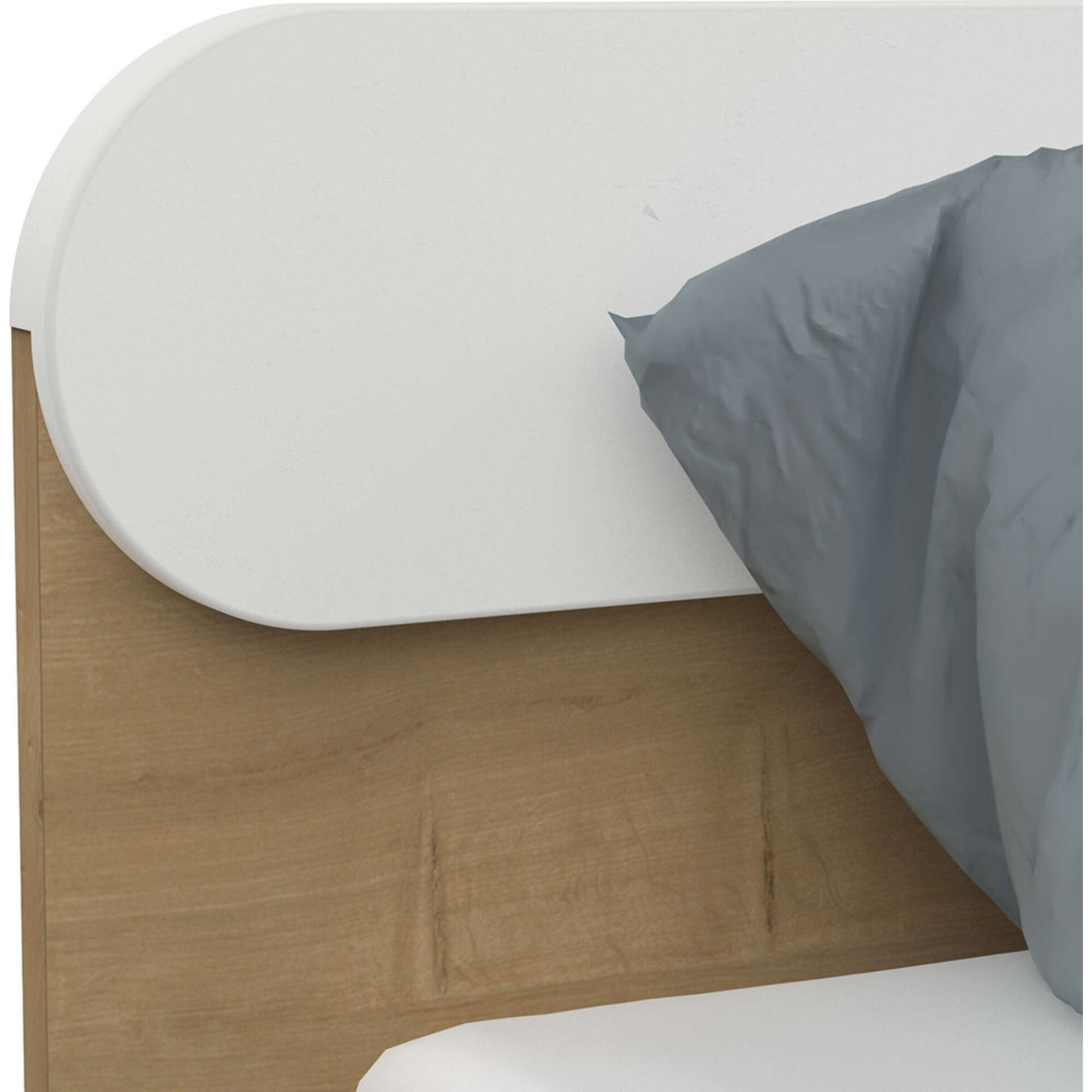 Cama 90x190/200cm Branca Naili