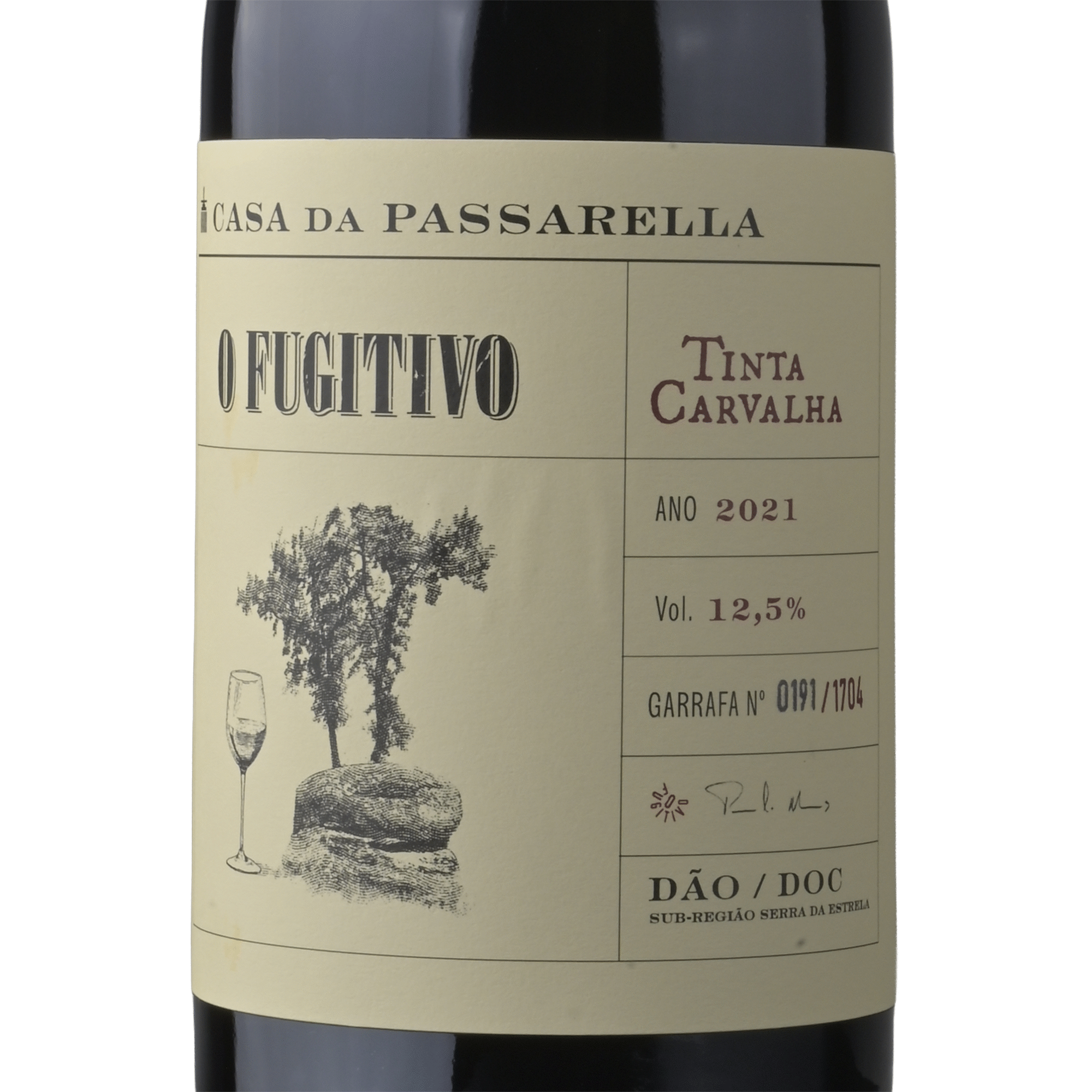 Casa da Passarella O Fugitivo Tinta Carvalha D&atilde;o Vinho Tinto