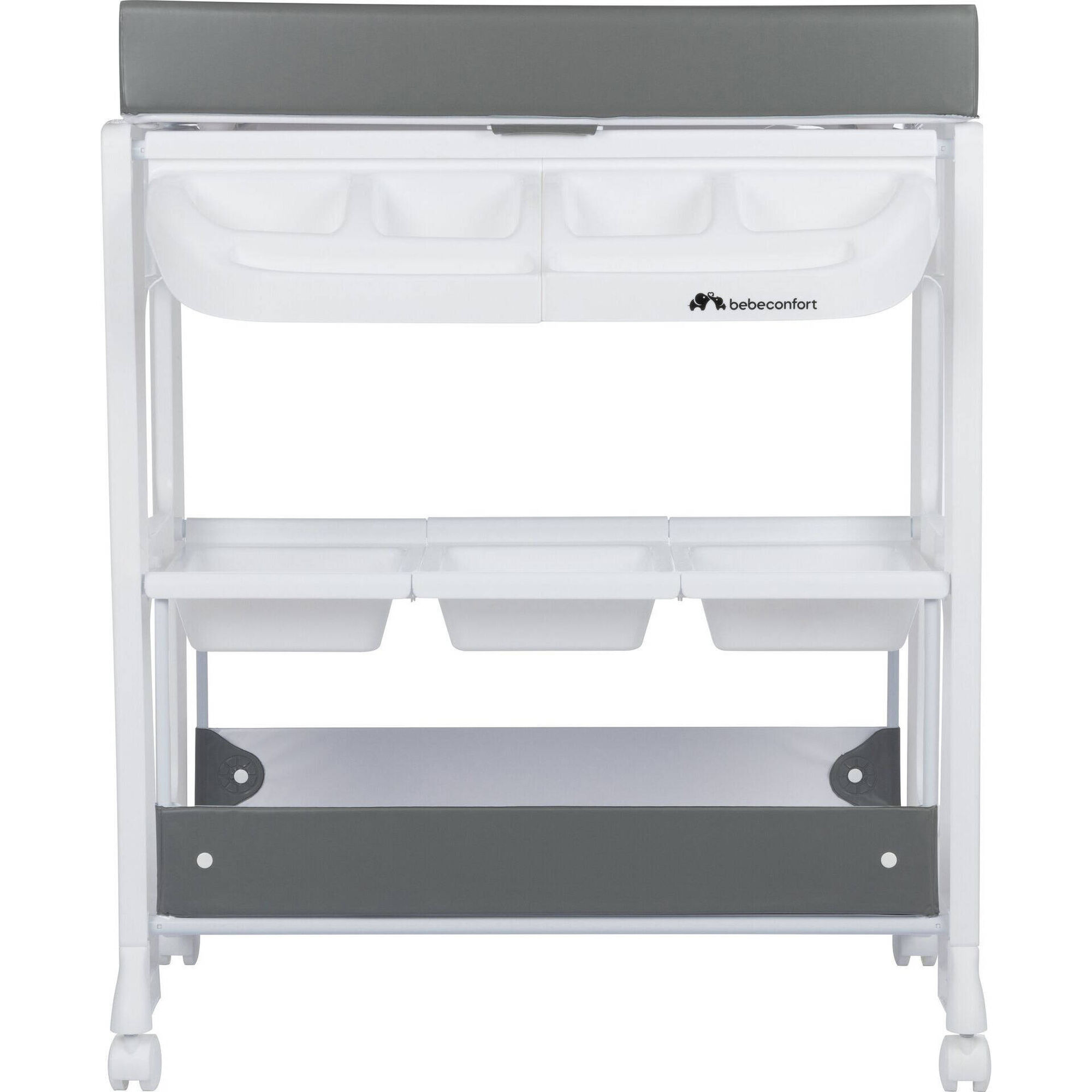 Banheira 3 N&iacute;veis Cinza Rosie Bebeconfort