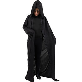 Capa Preta com Capuz Halloween Capa Preta com Capuz Halloween