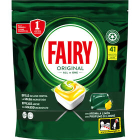 Detergente Máquina Loiça Pastilhas Original Tudo em 1 Limão