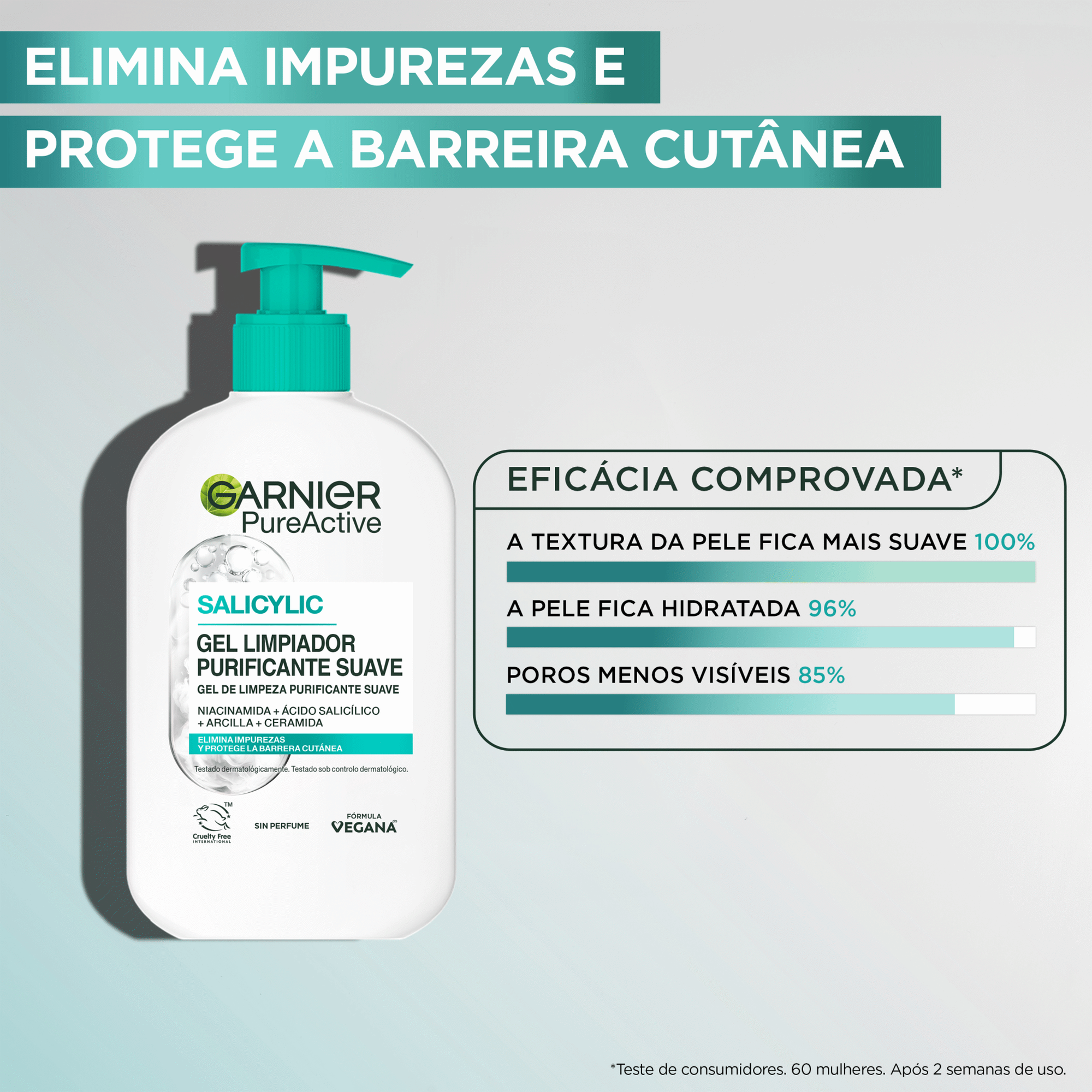 Gel de Limpeza Hidratante&nbsp;Garnier Skin Active