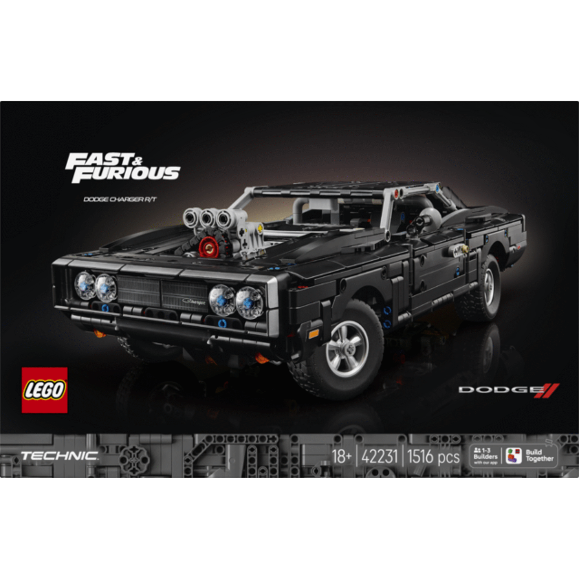 LEGO Technic - Fast and Furious Carro Dodge Charger R/T - 42231
