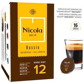 C&aacute;psulas de Caf&eacute; Rossio Int 12 Nicola