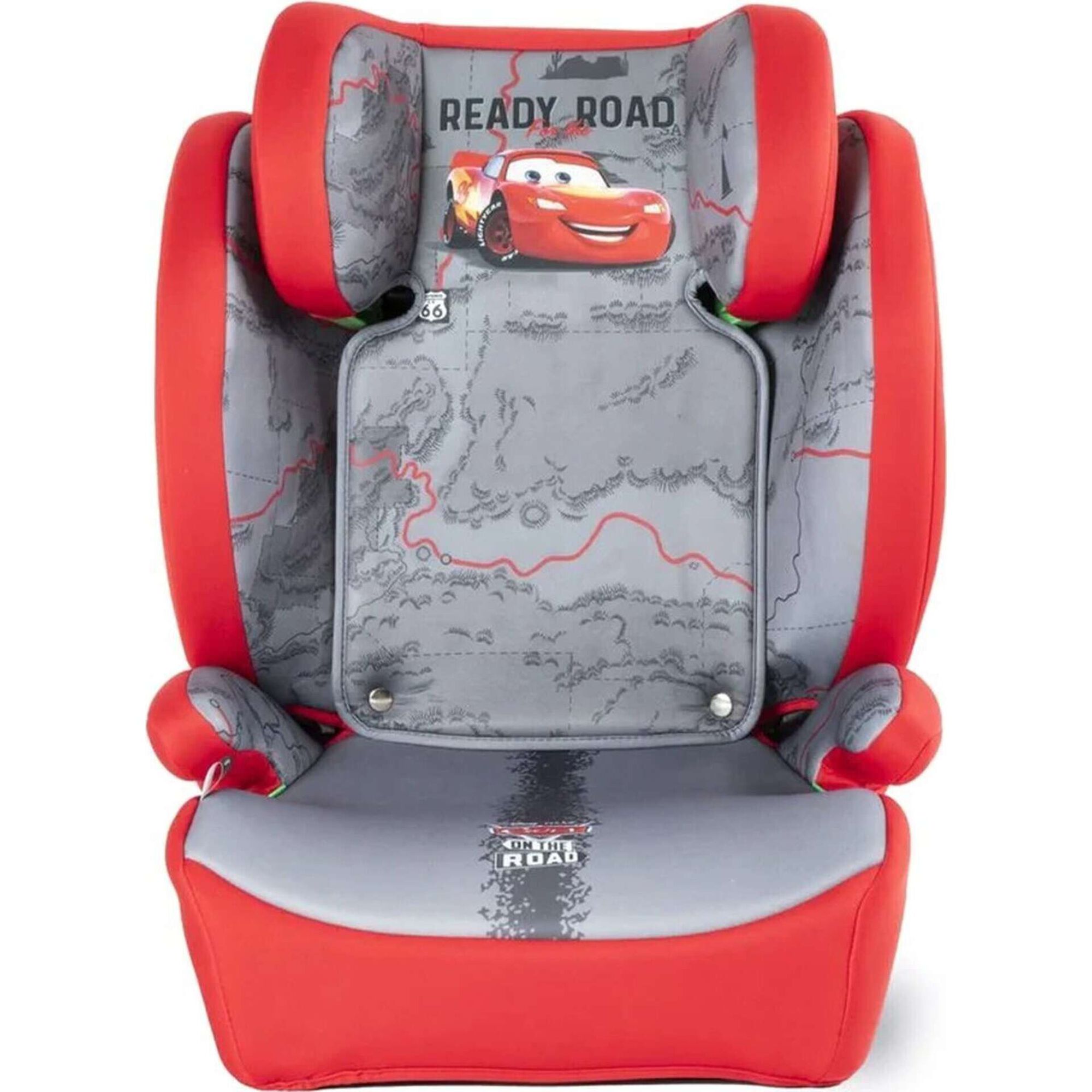 Cadeira Auto I-Size 100-150cm Cars Vermelho e Cinza Disney