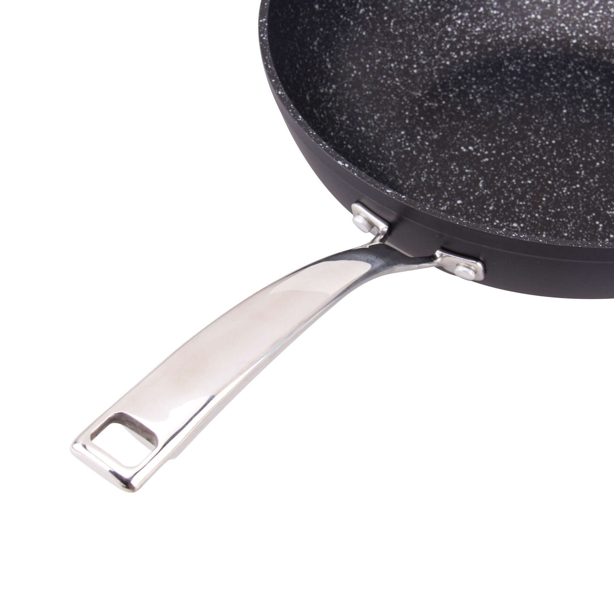 Wok com Tampa Antiaderente Alumínio 30cm Platina Indução Total Wok com Tampa Antiaderente Alumínio 30cm Platina Indução Total