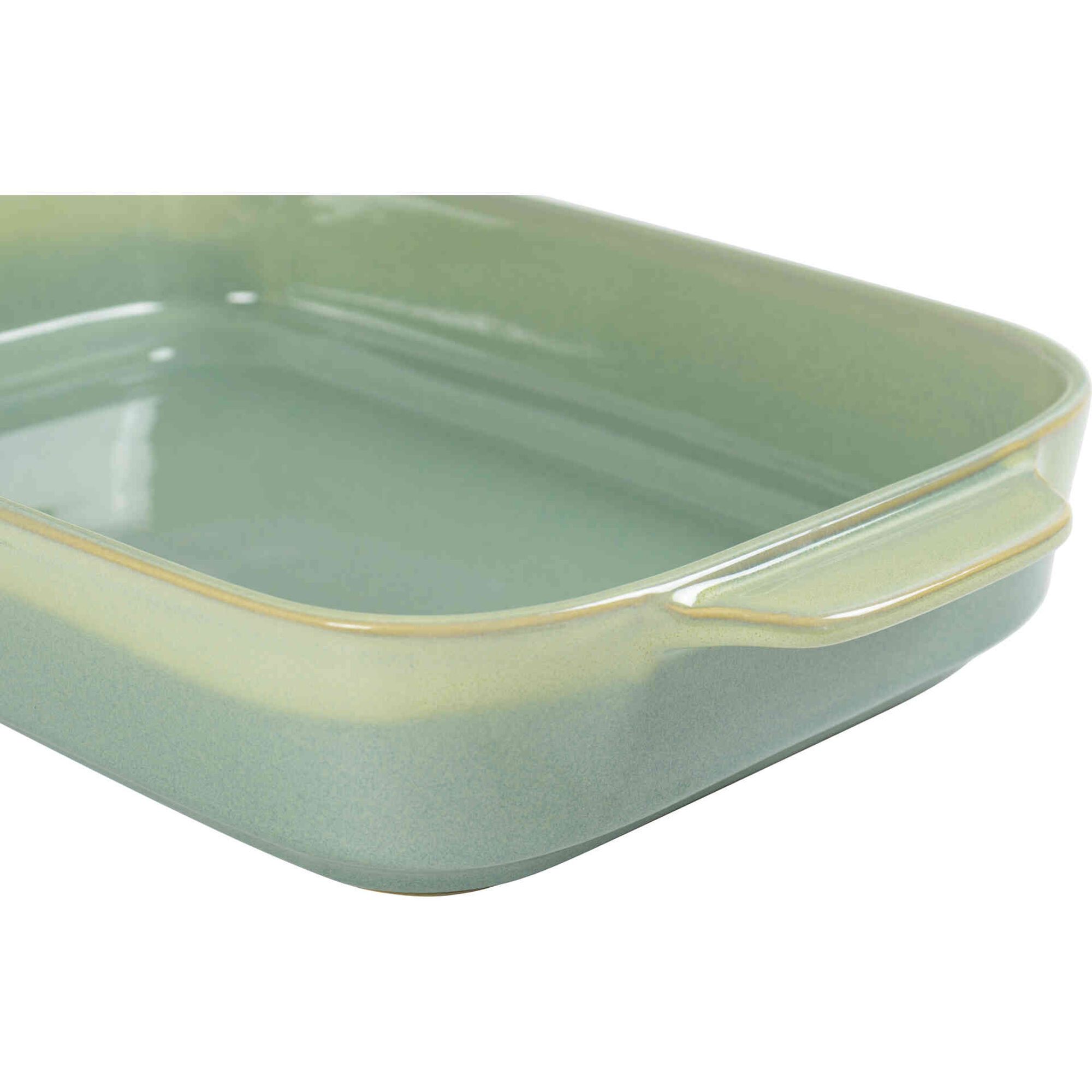 Assadeira Retangular Reativo 38x24cm Verde Kasa