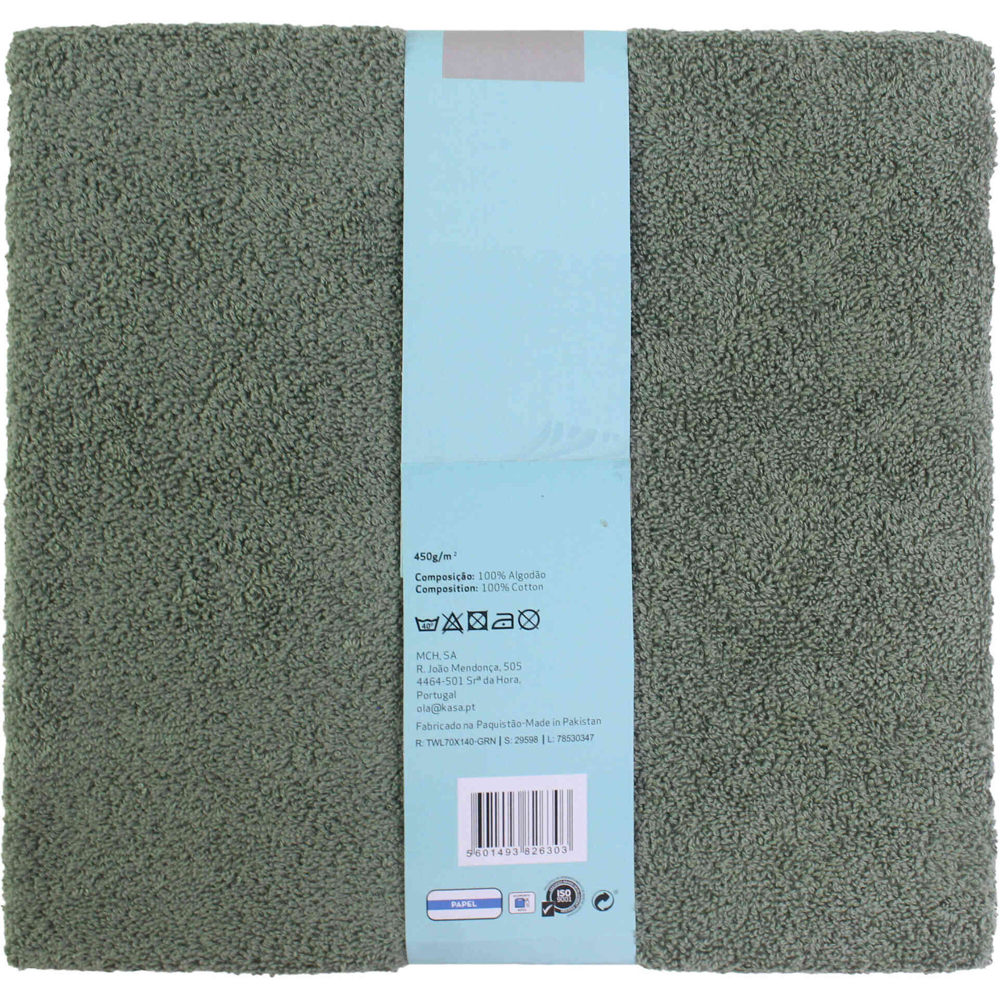 Toalha Banho Suave Verde Kasa