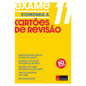 Cart&otilde;es de Revis&atilde;o Economia A (11&ordm; Ano)