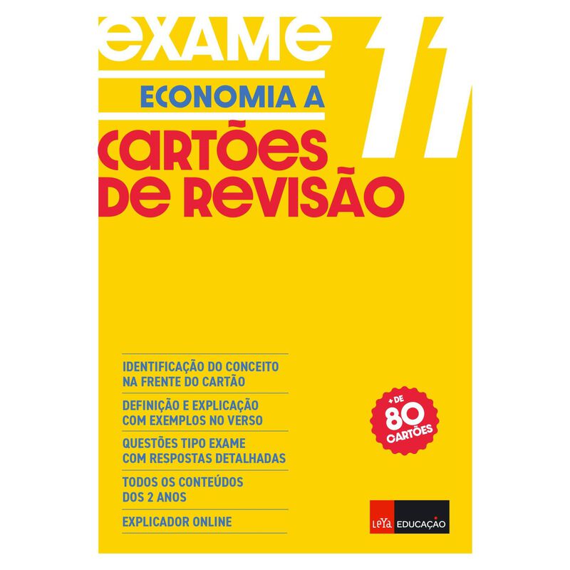 Cartões de Revisão Economia A (11.º Ano)  Educação